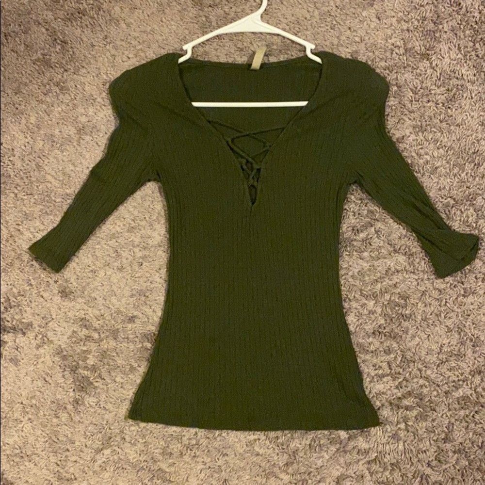 green shirt